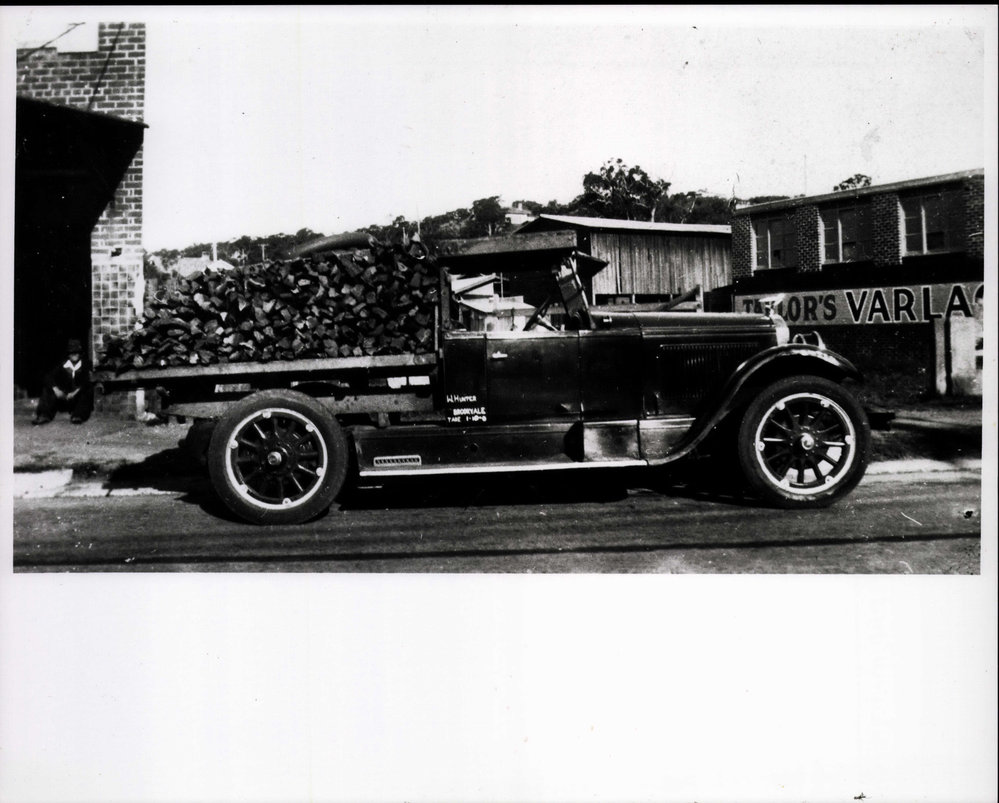 Truck Carrying Timber, Brookvale