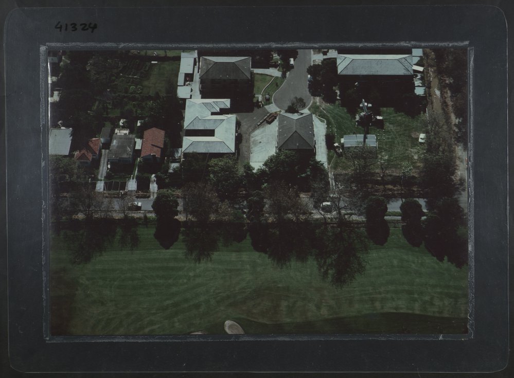 Aerial views of Manly Vale, near Addiscombe Road and Manly Golf Course