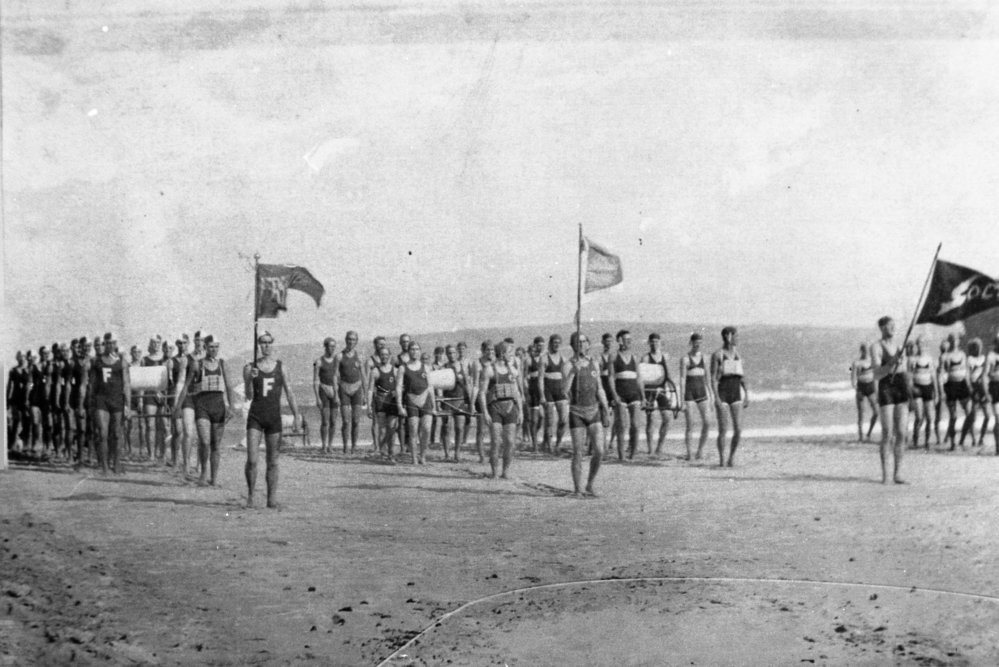 Freshwater Surf Life Saving Club March past team
