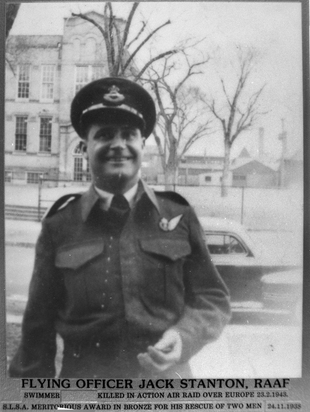 Flying Officer Jack Stanton R.A.A.F