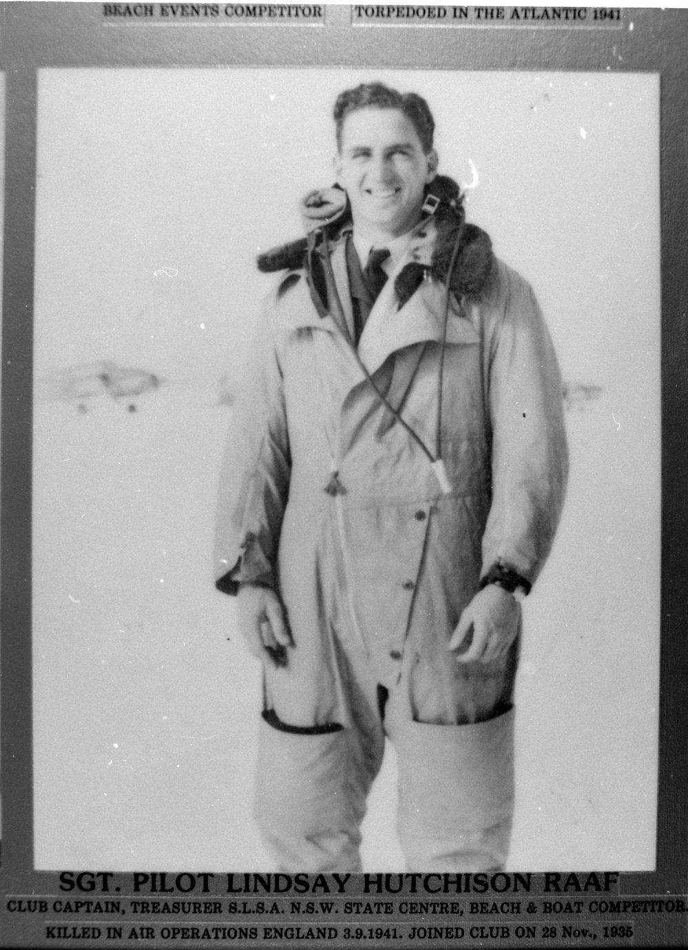 Sergeant Pilot Lindsay Hutchison R.A.A.F.