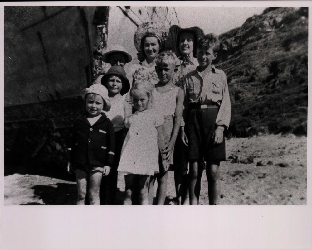 Fryer and O'Hara families at Long Reef Beach
