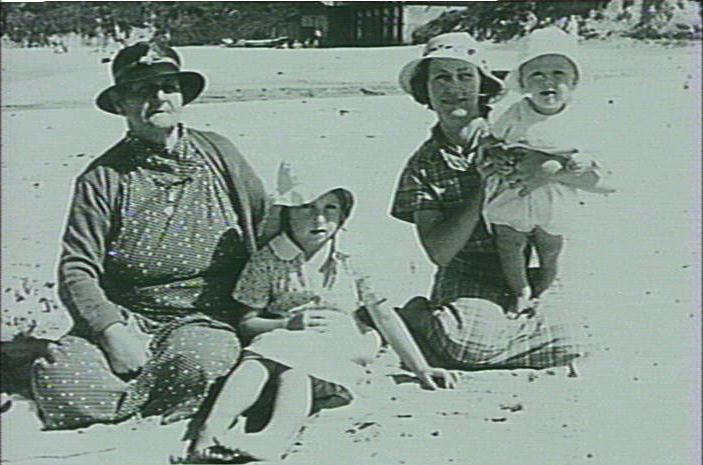 Sayce family at Curl Curl Beach