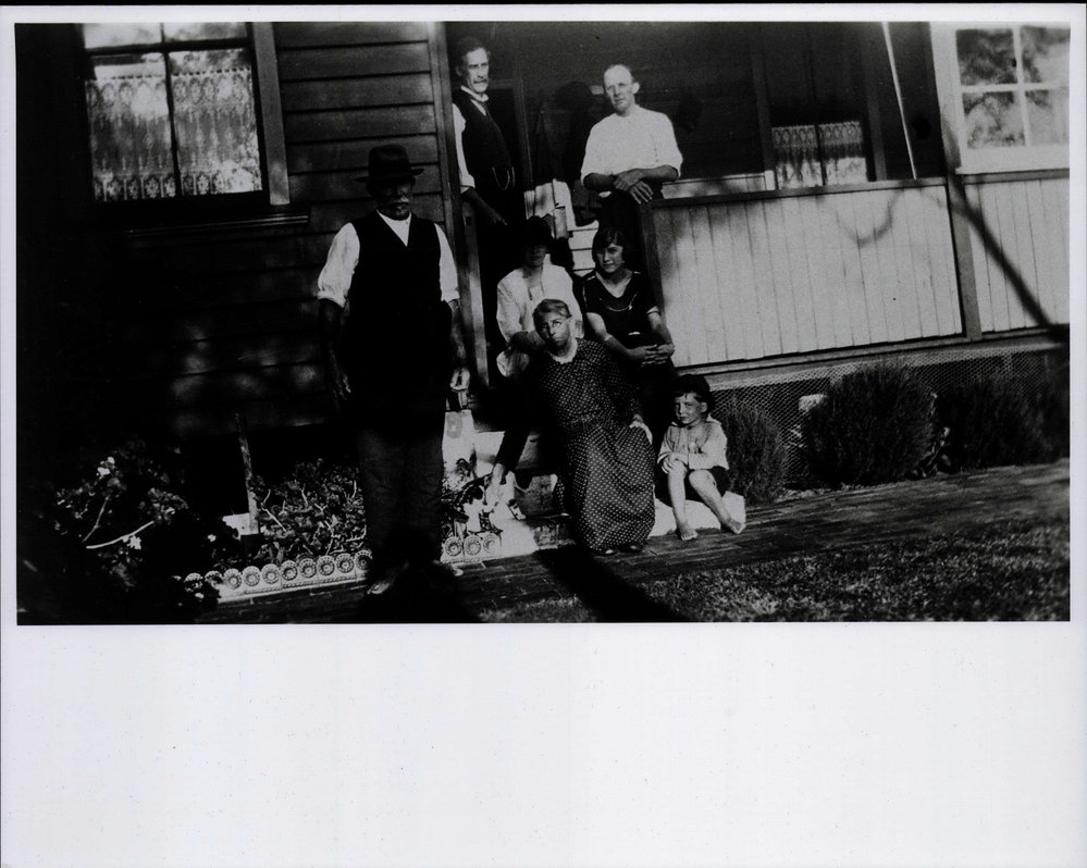 Robert and Martha Puffett and family at 2 Lisle Street, Narrabeen