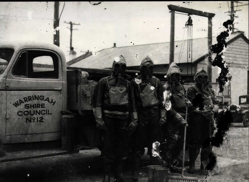 Air Raid Drill at Warringah Shire Council