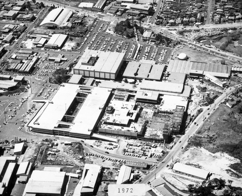 Aerial view of Warringah Mall, Brookvale