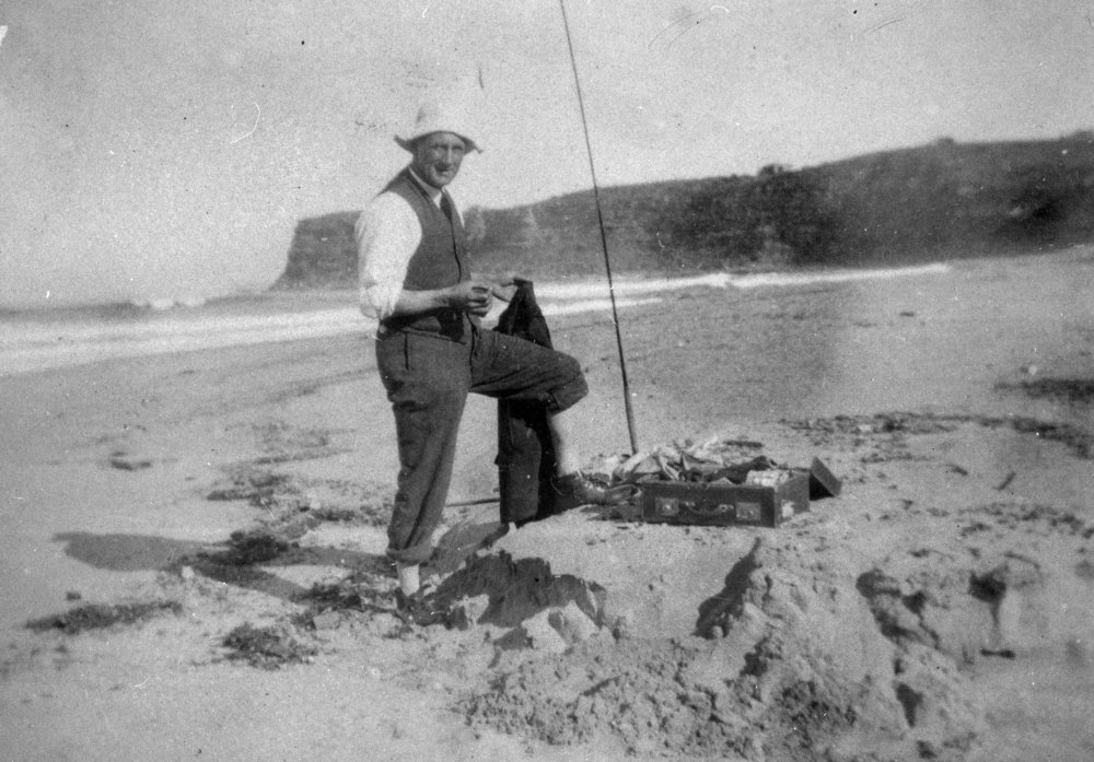 Fishing at Newport Beach