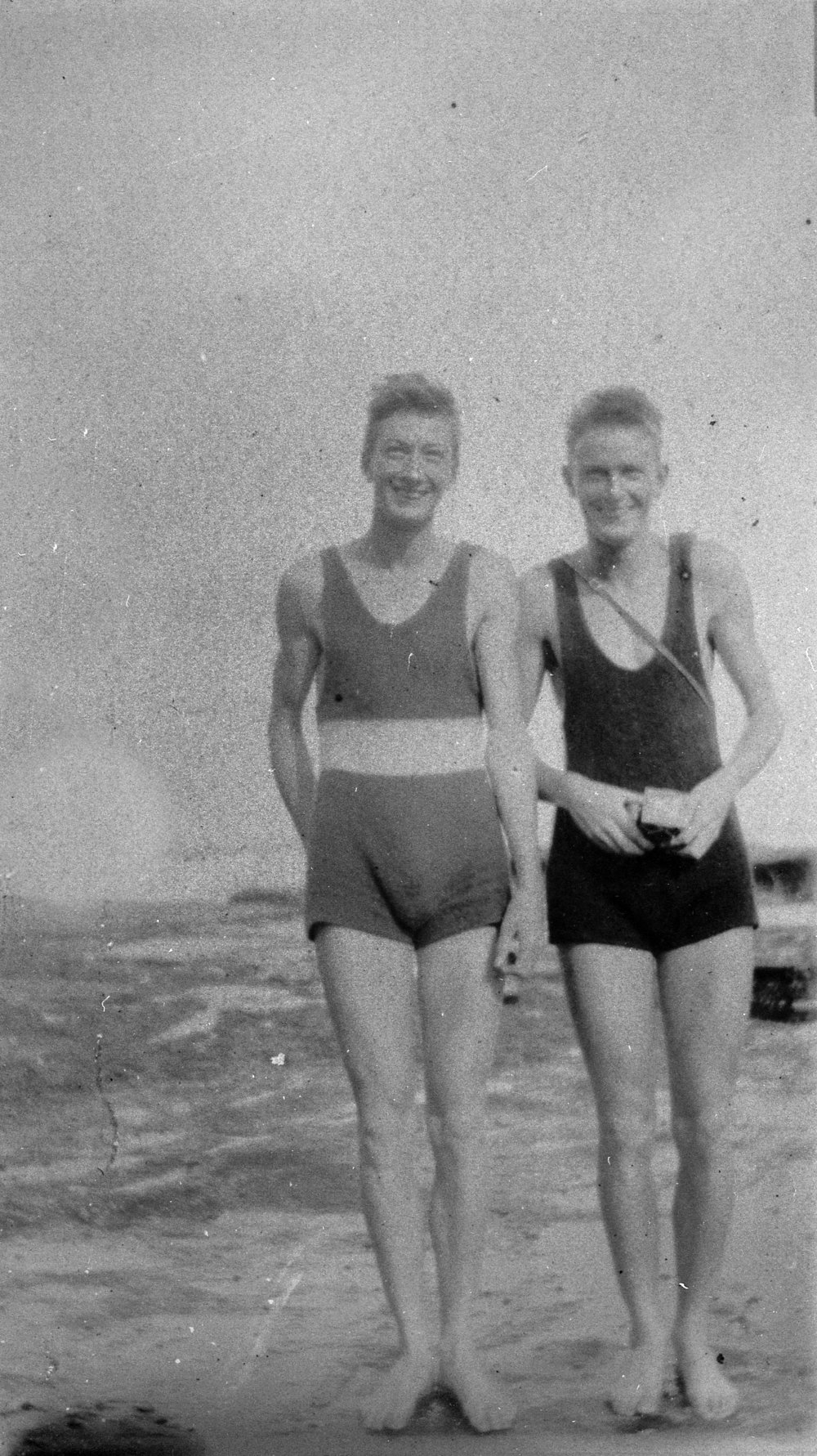 Bob and Stanley Yewen at Newport Beach