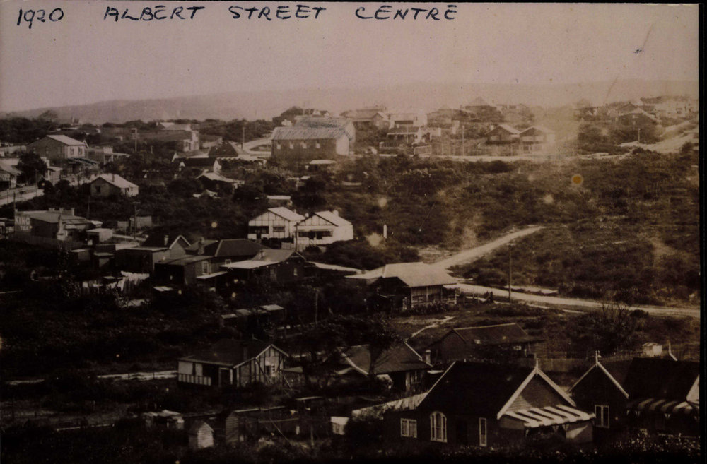 View of Albert, Lawrence and Oliver Streets, Harbord