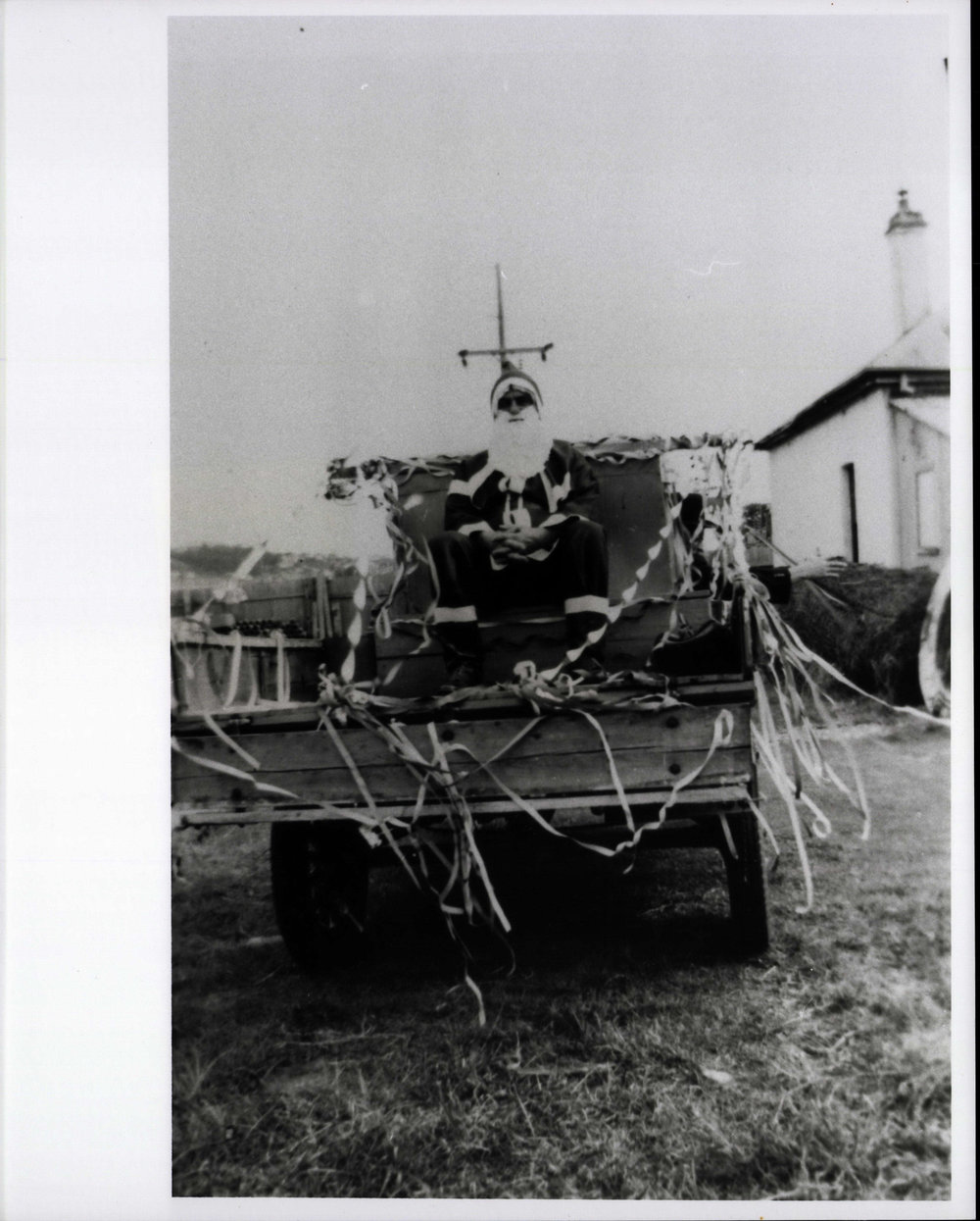 Santa at Warringah Shire Council's first children's Christmas party