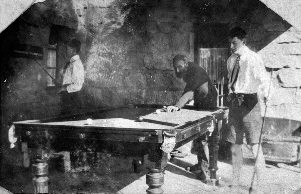 Billiard room, 'Bungania', Newport