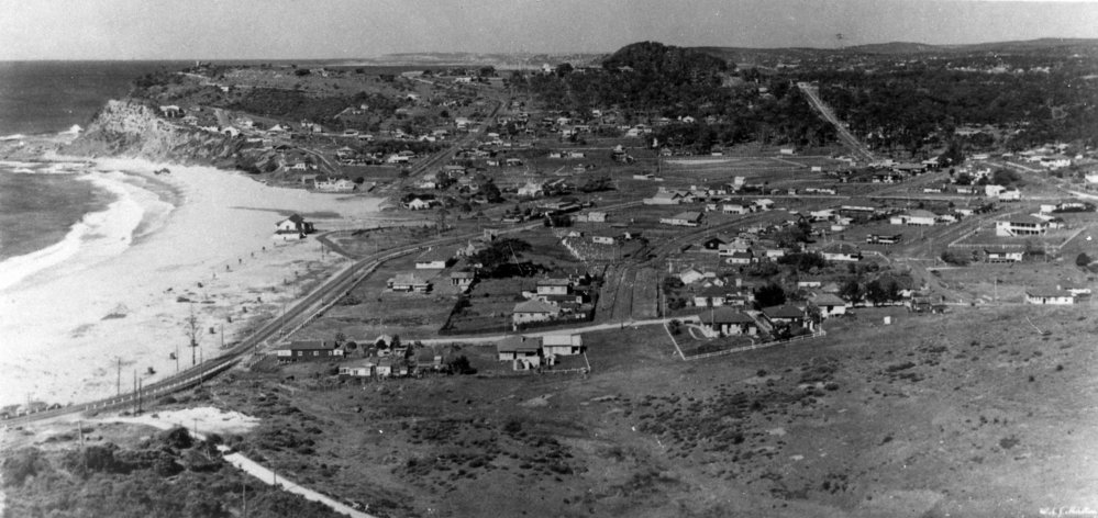 Aerial View over Newport Beach looking south