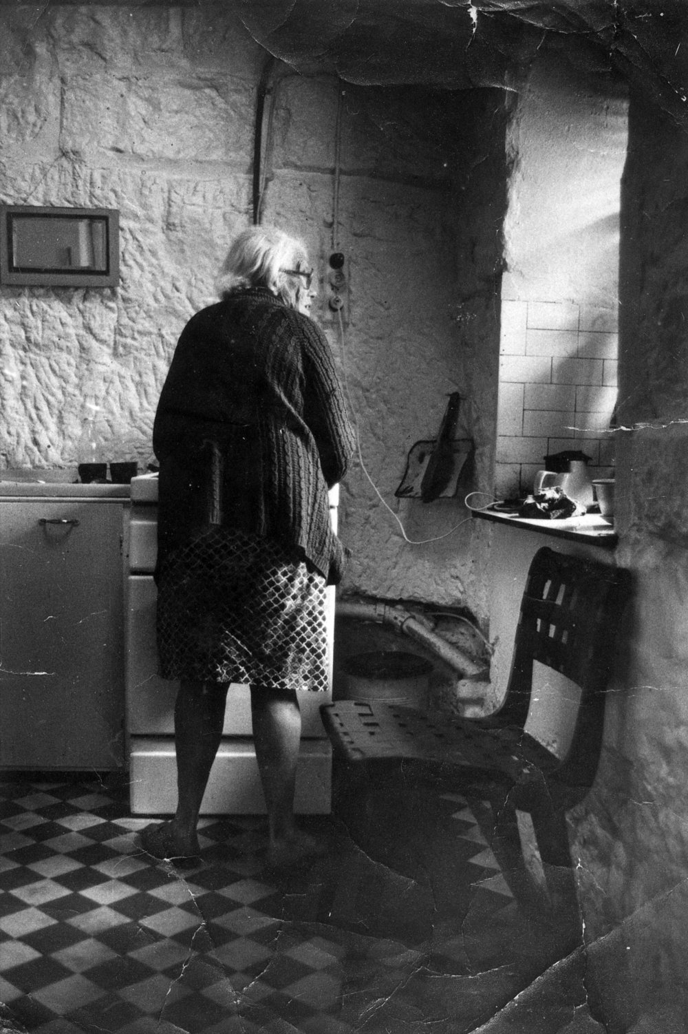 Eileen Yewen in the kitchen at Bungania, Newport