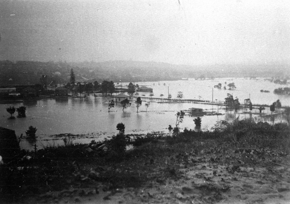 Manly Lagoon in flood