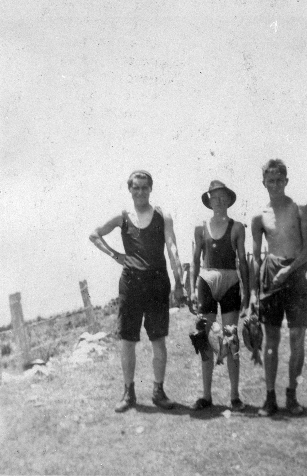 Yewen boys back from fishing, Newport