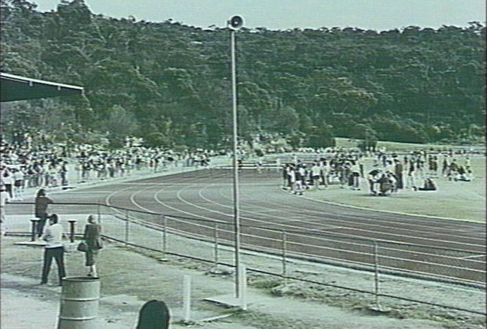 Athletics track NSW Academy of Sport, Narrabeen