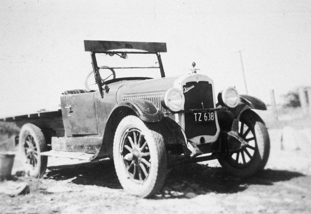 Eric Cooper's first car, Allambie Heights