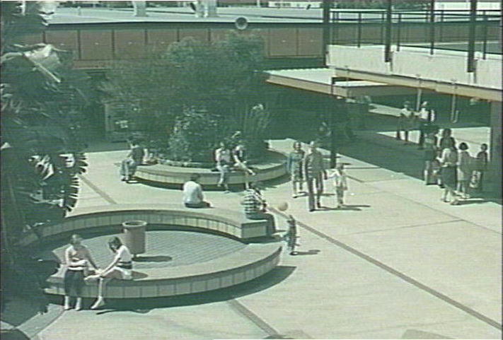 Warringah Mall  courtyard, 1974