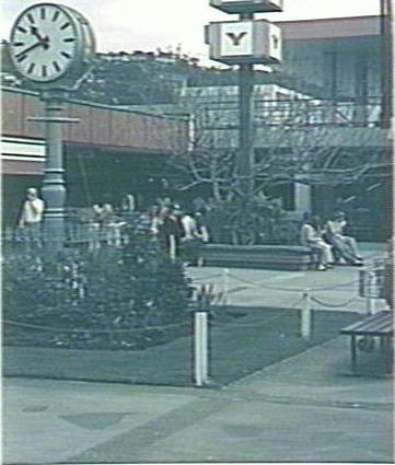 Warringah Mall Plaza and Clock, 1974