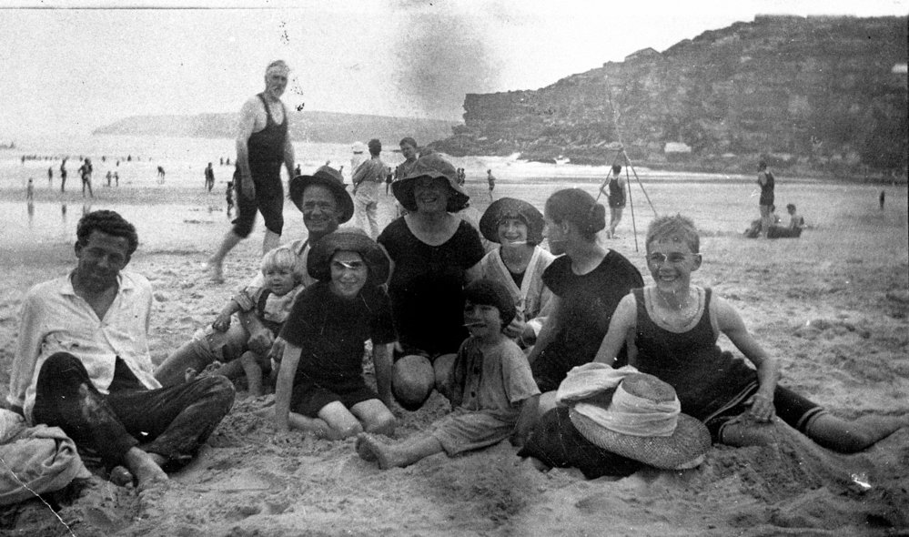 Sydenham family at Freshwater Beach