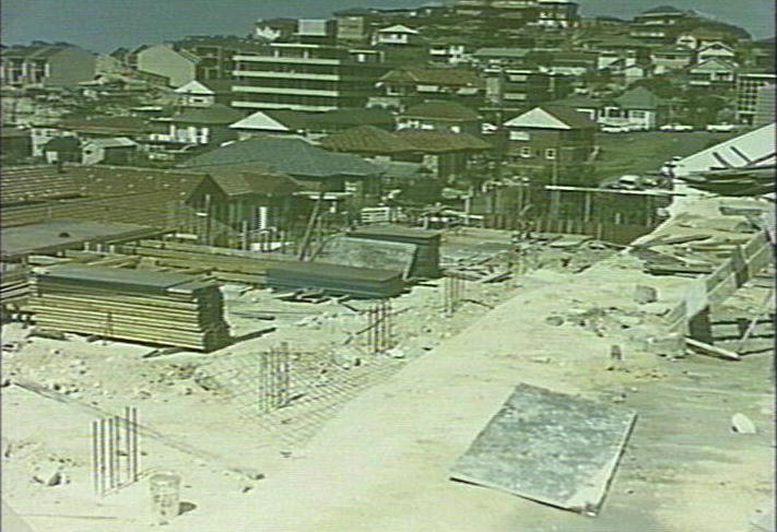 Construction work, Stewart House, Curl Curl