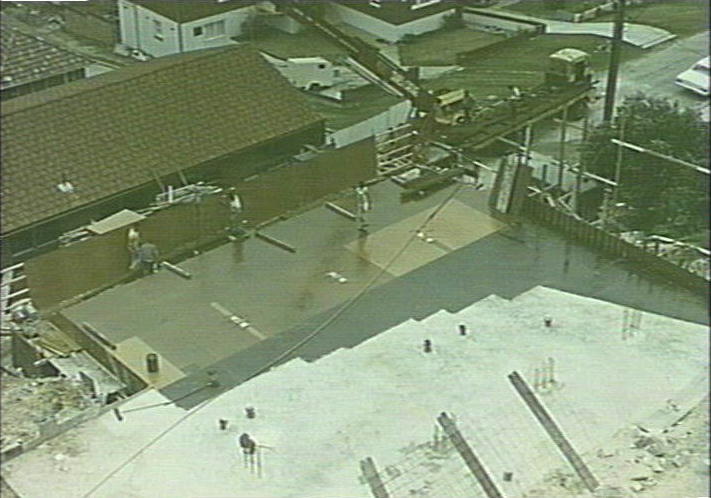 Construction work, Stewart House, Curl Curl