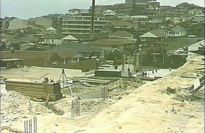 Construction work, Stewart House, Curl Curl
