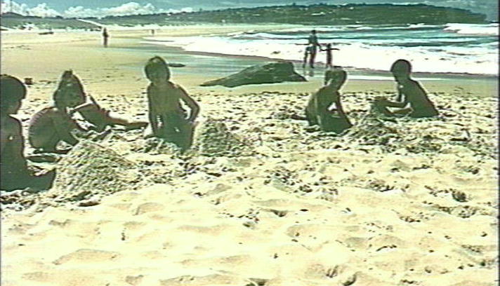 Children from Stewart House, Curl Curl at the beach
