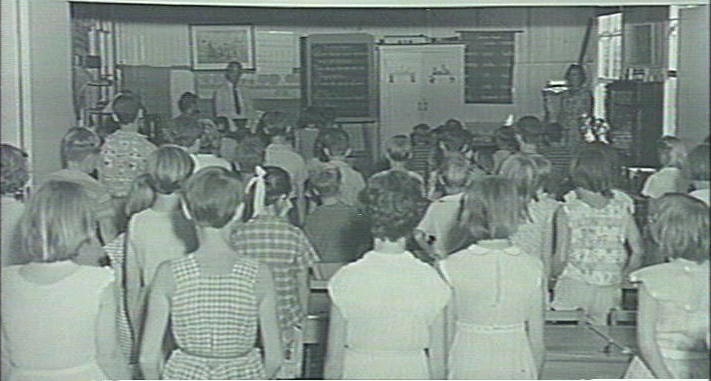 Morning prayers at Stewart House, Curl Curl