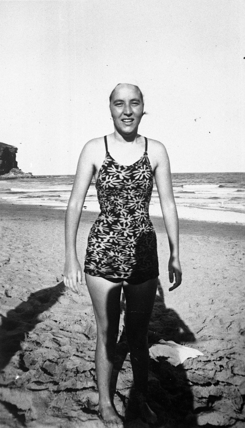 Betty Howes on Bilgola Beach
