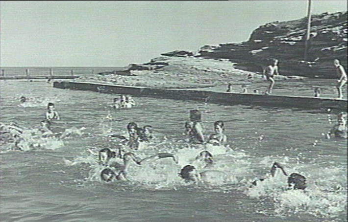 Stewart House children swimming in Curl Curl Rock Pool