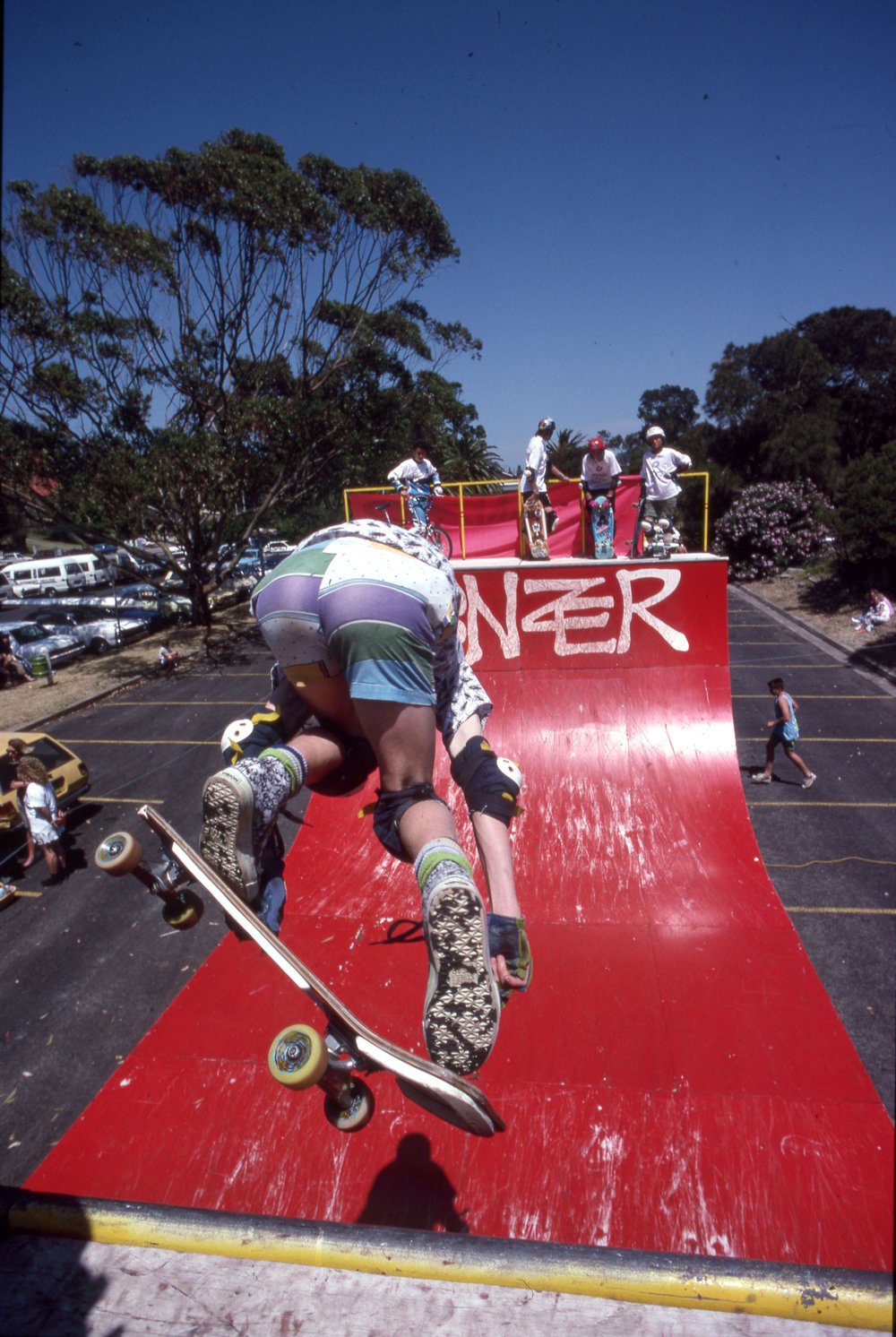 Skateboarding at Narrabeen Lakes Festival