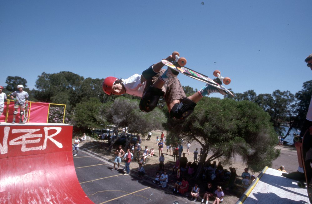 Skateboarding at Narrabeen Lakes Festival