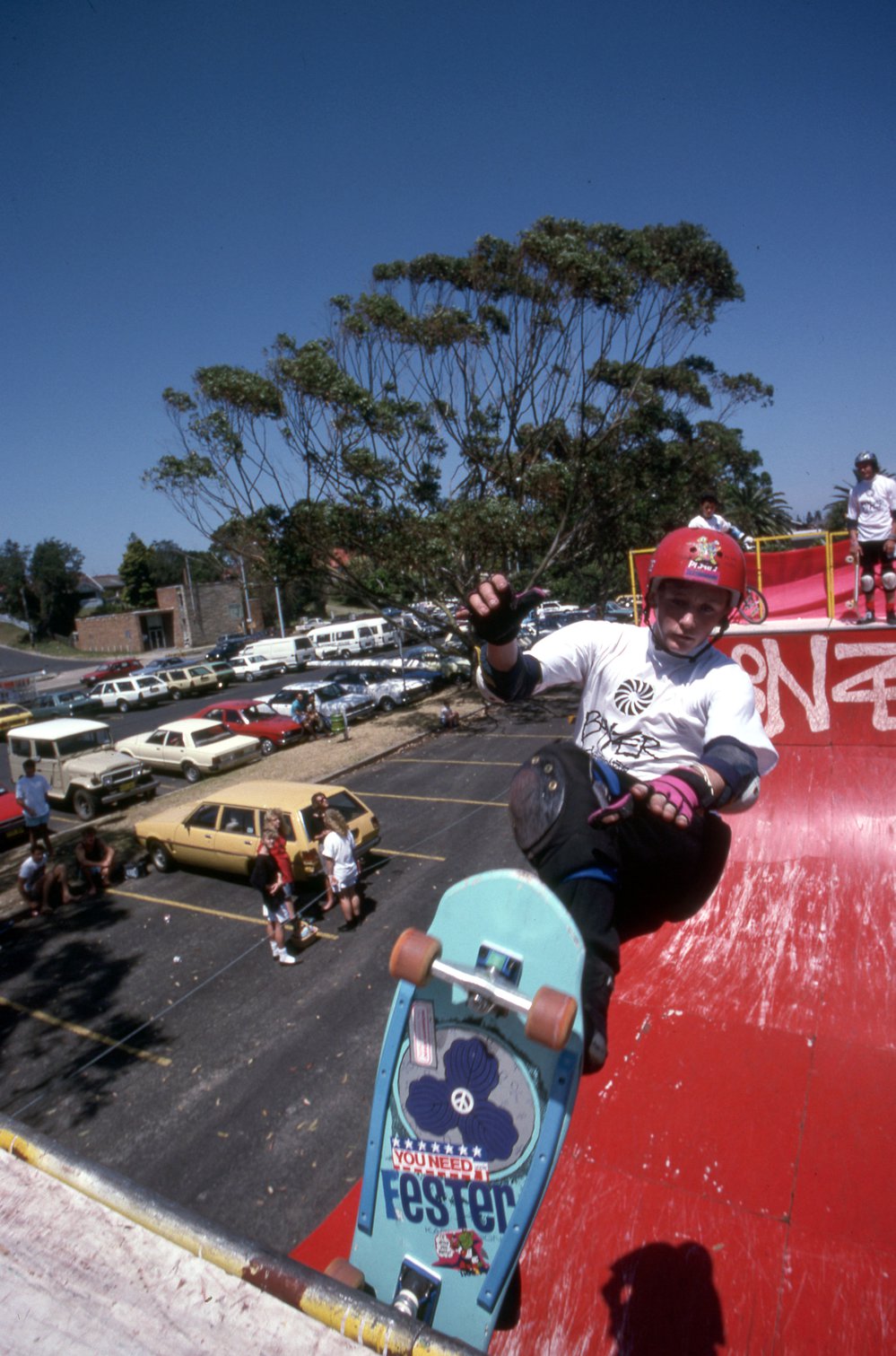 Skateboarding at Narrabeen Lakes Festival