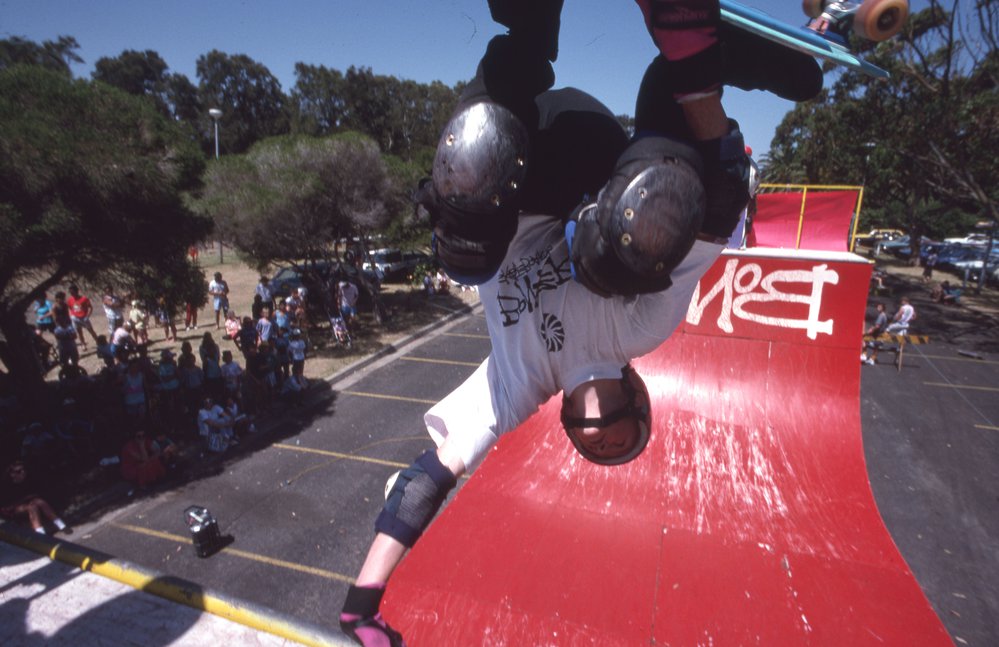 Skateboarding at Narrabeen Lakes Festival