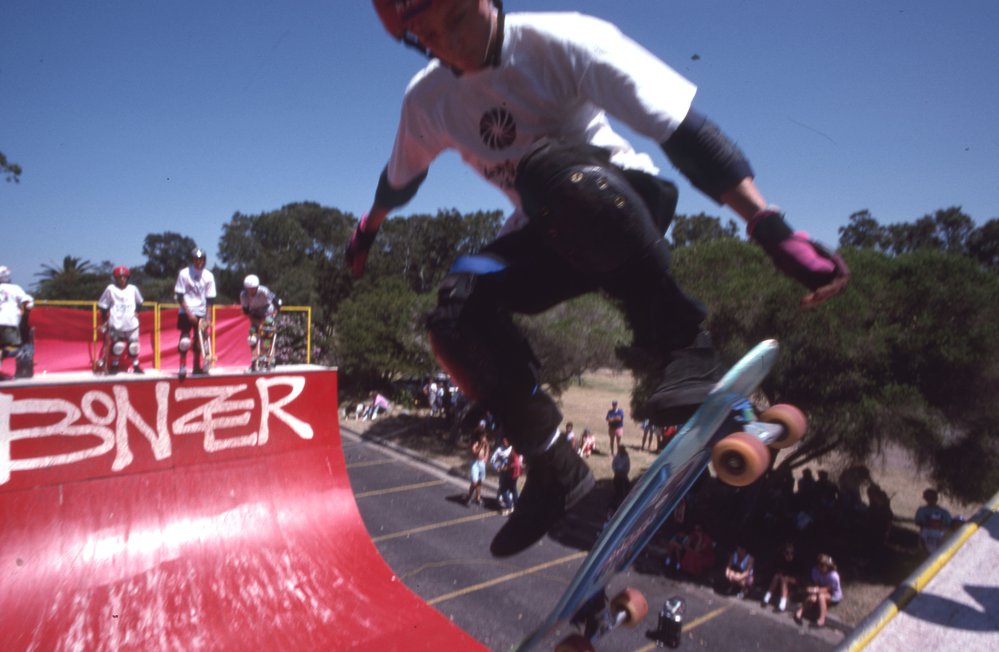 Skateboarding at Narrabeen Lakes Festival
