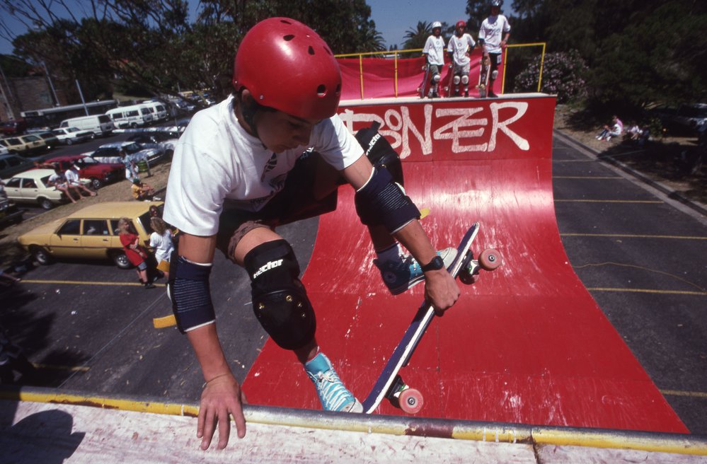 Skateboarding at Narrabeen Lakes Festival