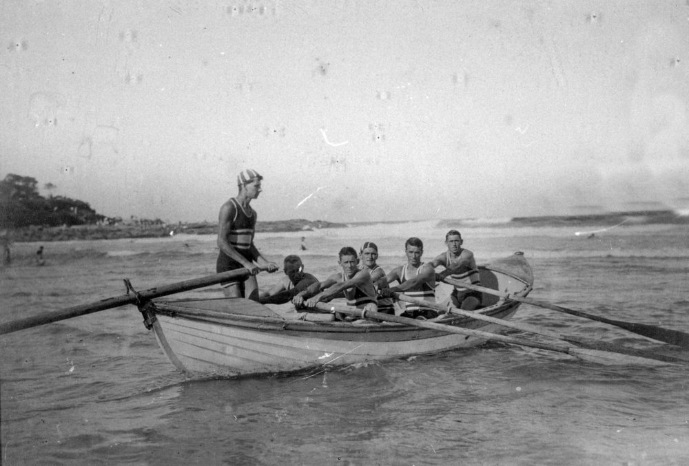 Dee Why Surf Life Saving Club members in boat