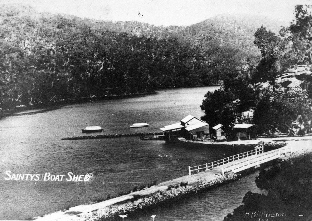 Sainty's Boatshed, Bobbin Head