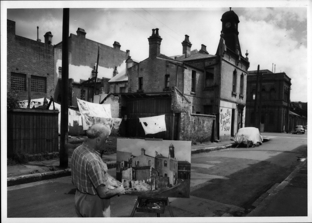 Sali Herman at work in Woolloomooloo