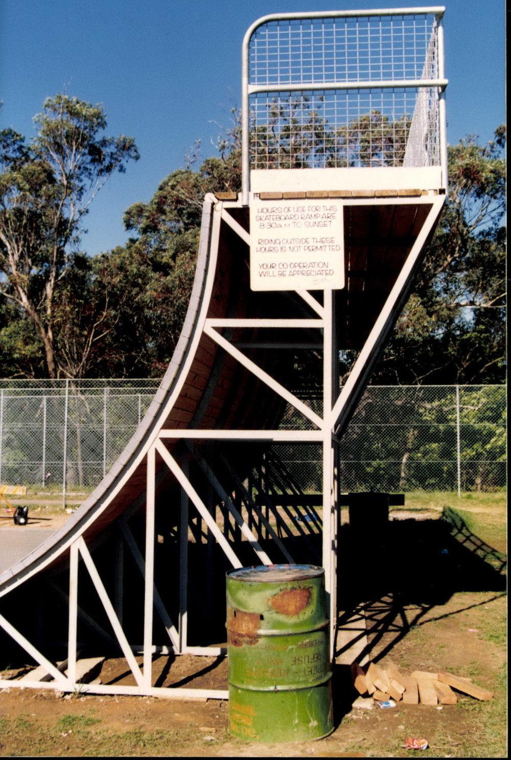 Skateboard ramp, Lionel Watts Park, Frenchs Forest