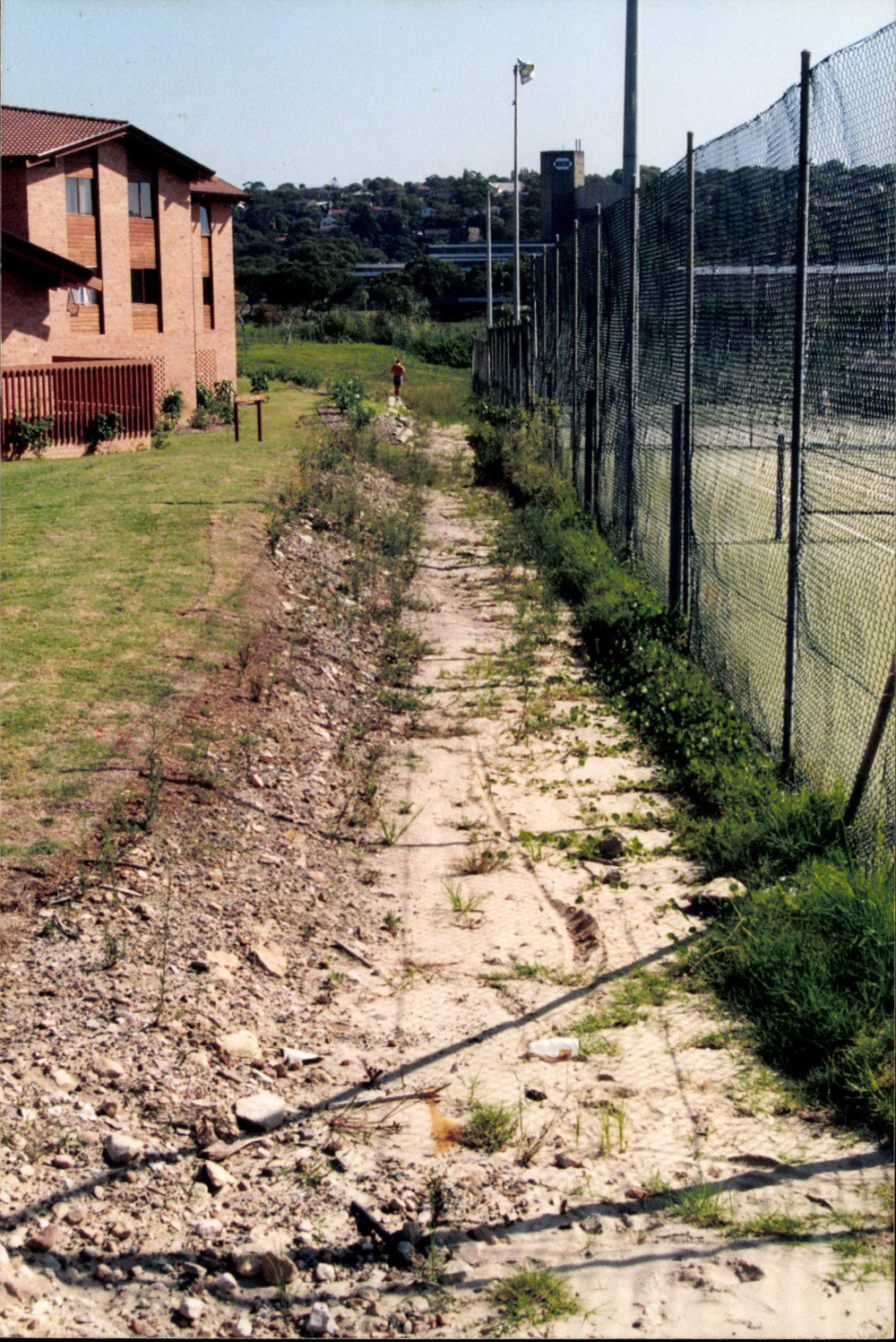 Dee Why cycle way before construction