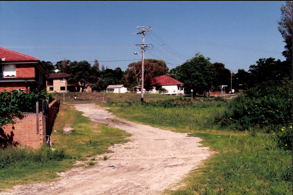 Dee Why cycle way before construction