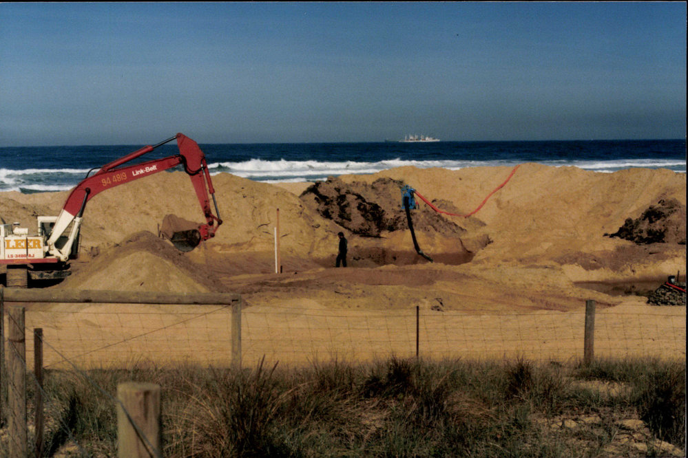 Narrabeen Beach, restoration works