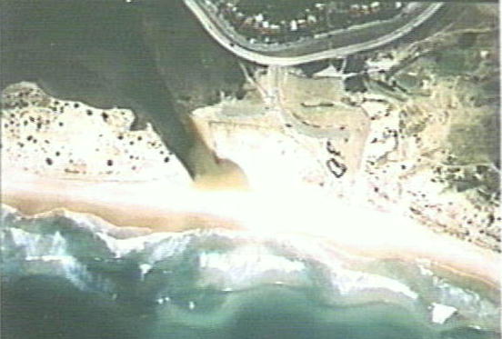 Aerial view of Basin Beach, Mona Vale