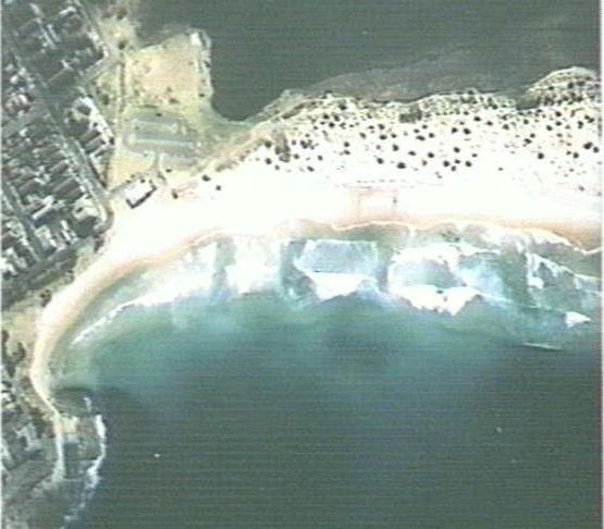 Aerial view of Curl Curl