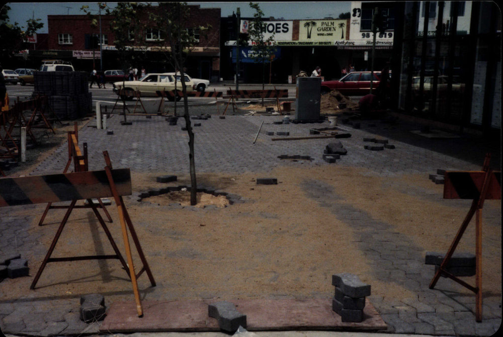 Original construction of Plaza, Redman Road, Dee Why