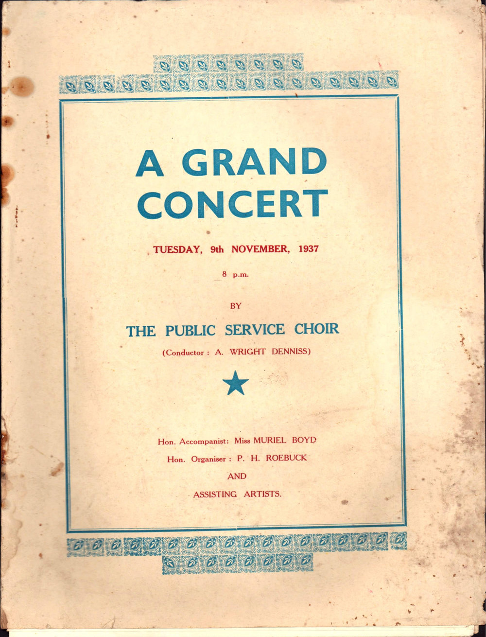 Manly Musical Club A Grand Concert 1937