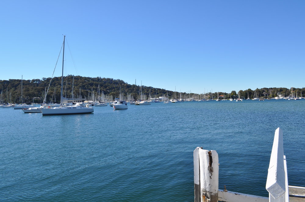 Pittwater, view from Bayview Wharf