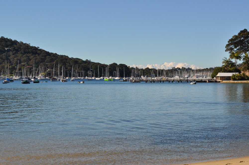 View of Pittwater from border Church Pt &amp; Bayview